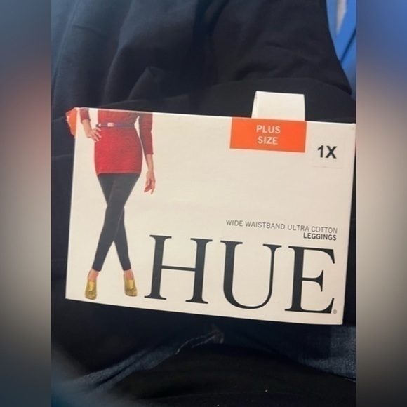 NWT - HUE Women's Cotton Ultra Legging with Wide Waistband, sz XL - Picture 9 of 9